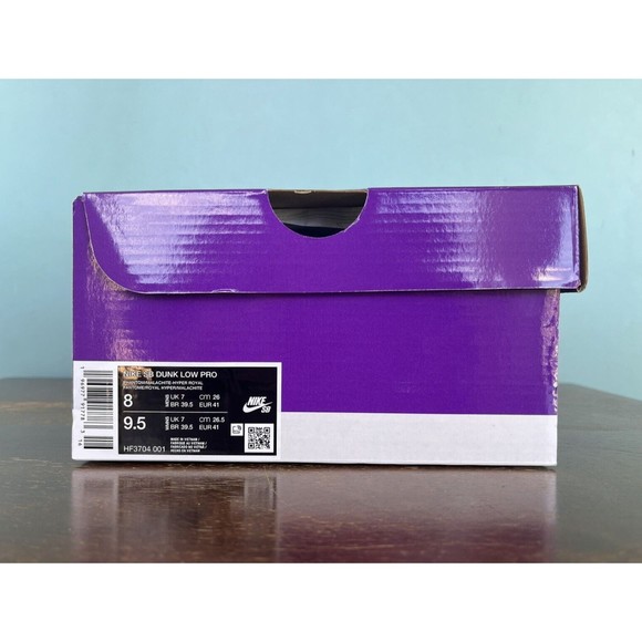 Nike SB Dunk Low Hyper Royal Malachite Men's Size 8/Women's Size 9.5 HF3704-001 - Picture 11 of 11